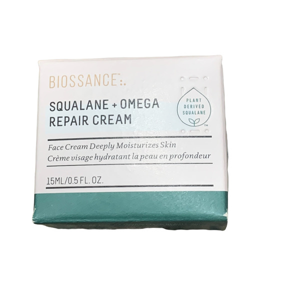 Biossance Squalane + Omega Repair Moisturizer - Travel Size 0.5 fl oz./15ml New - Picture 2 of 2